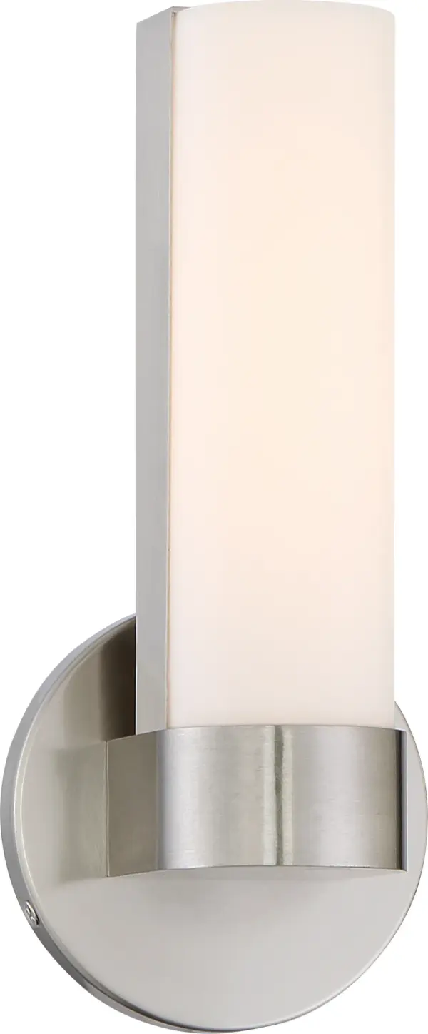 Bond LED Wall Sconce with White Acrylic Lens
