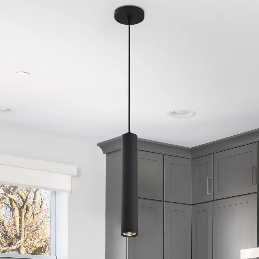 Century 16" LED Pendant in Matte Black - Image 12