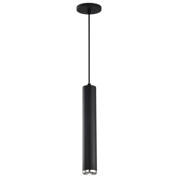 Century 16" LED Pendant in Matte Black and Brushed Nickel - Image 3