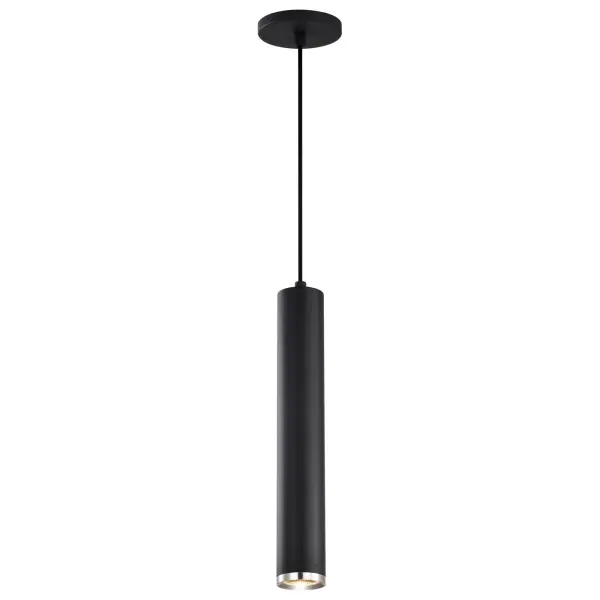 Century 16" LED Pendant in Matte Black and Brushed Nickel - Image 4