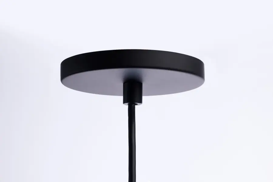 Century 16" LED Pendant in Matte Black and Brushed Nickel - Image 7