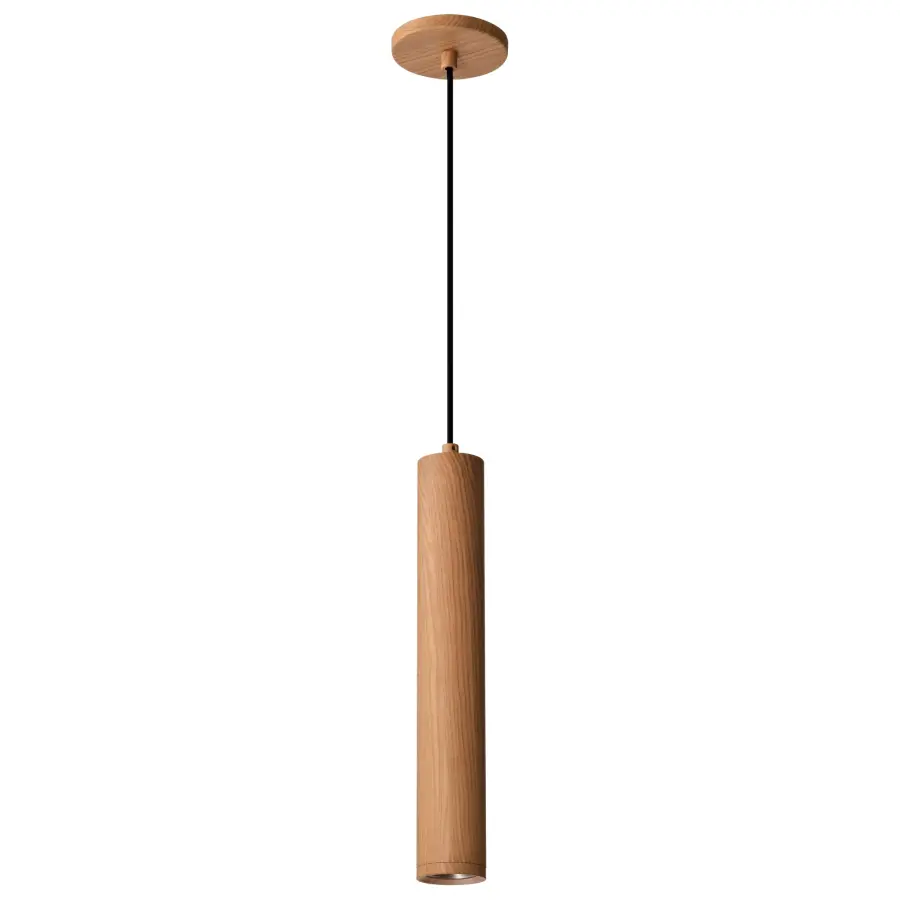 Century 16" LED Pendant in Ash Wood - Image 1