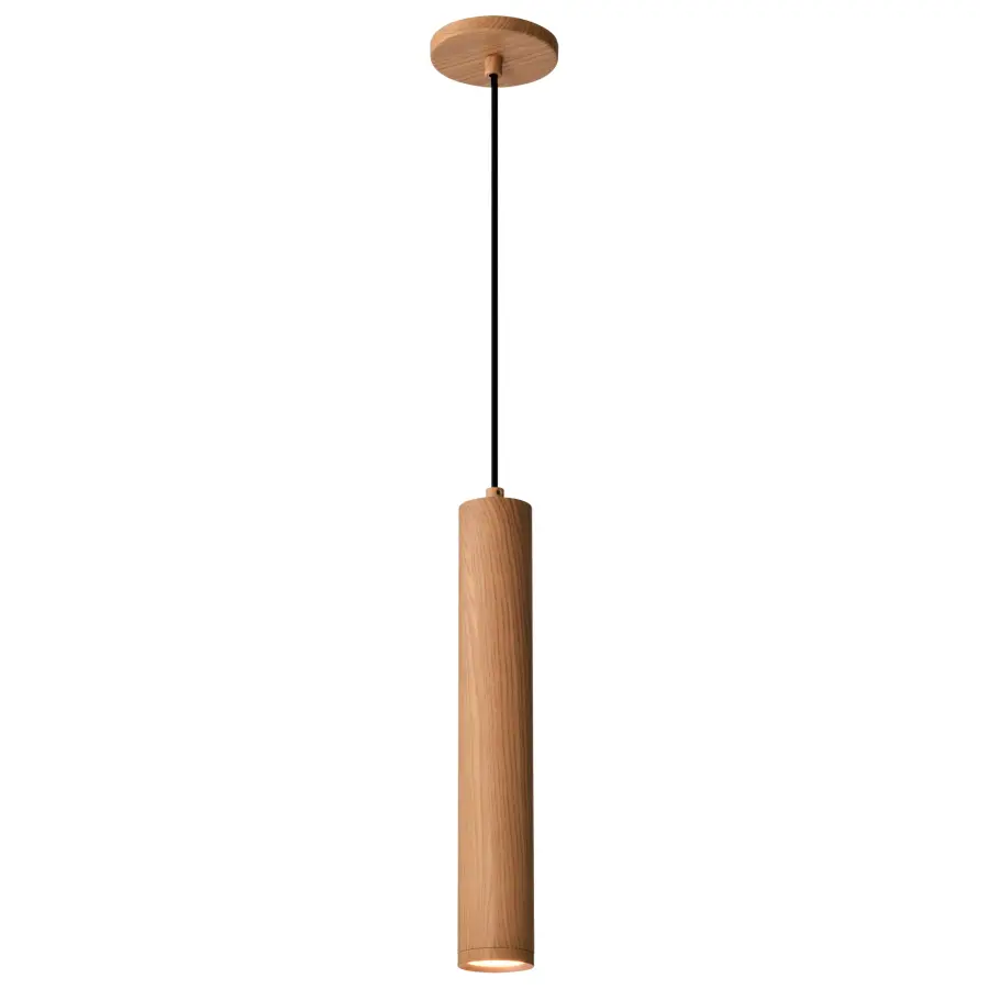 Century 16" LED Pendant in Ash Wood - Image 2