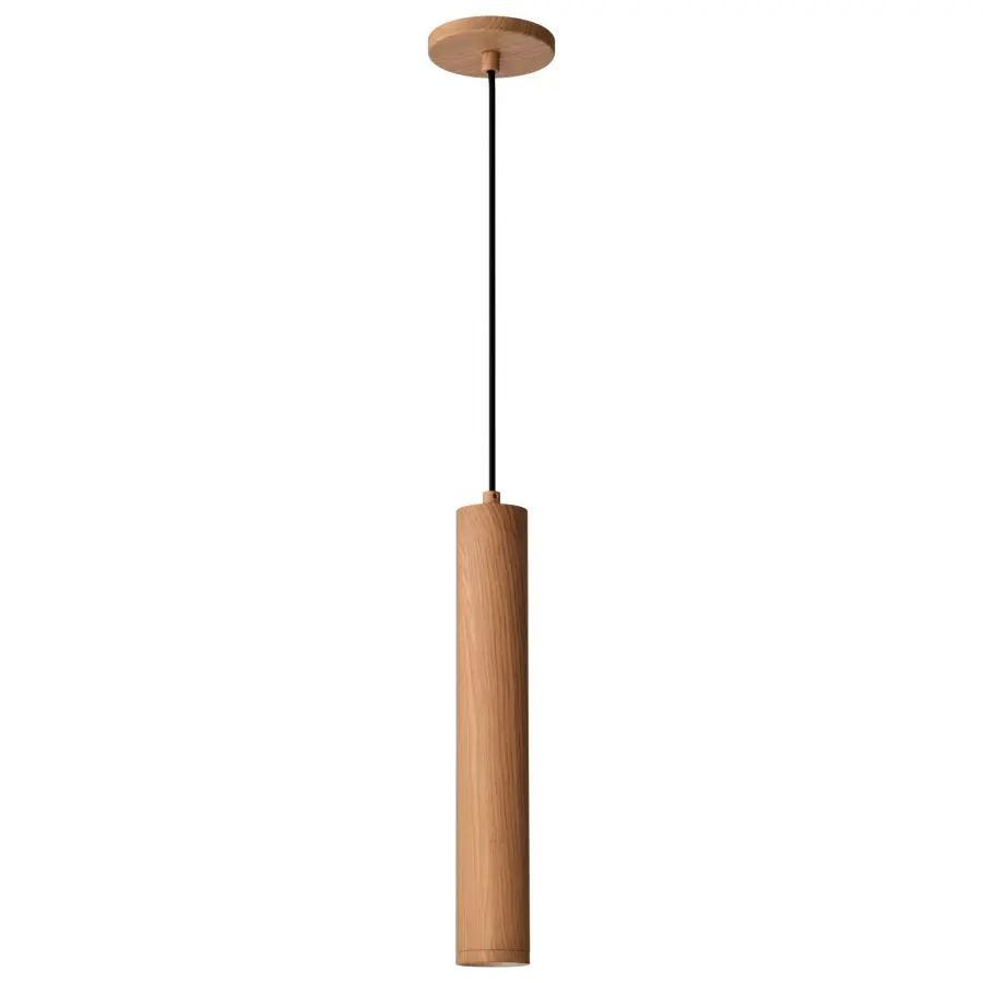 Century 16" LED Pendant in Ash Wood - Image 3