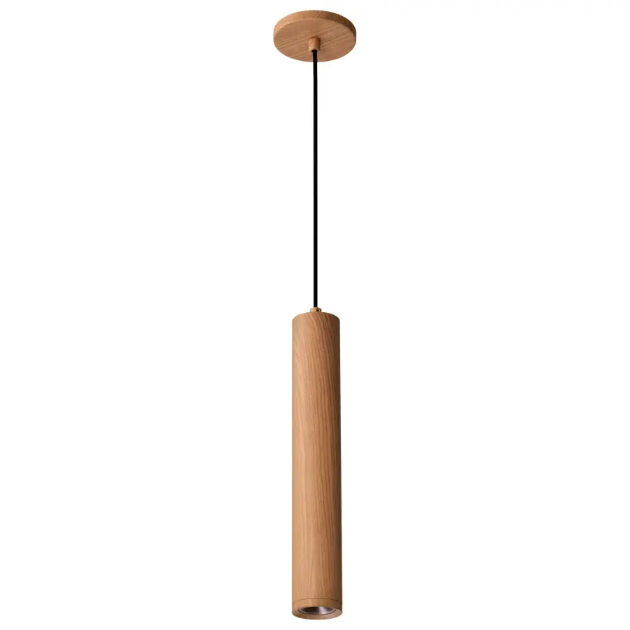 Century 16" LED Pendant in Ash Wood - Image 5