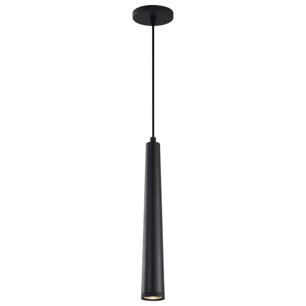 Melrose 16" LED Pendant in Matte Black - Image 2