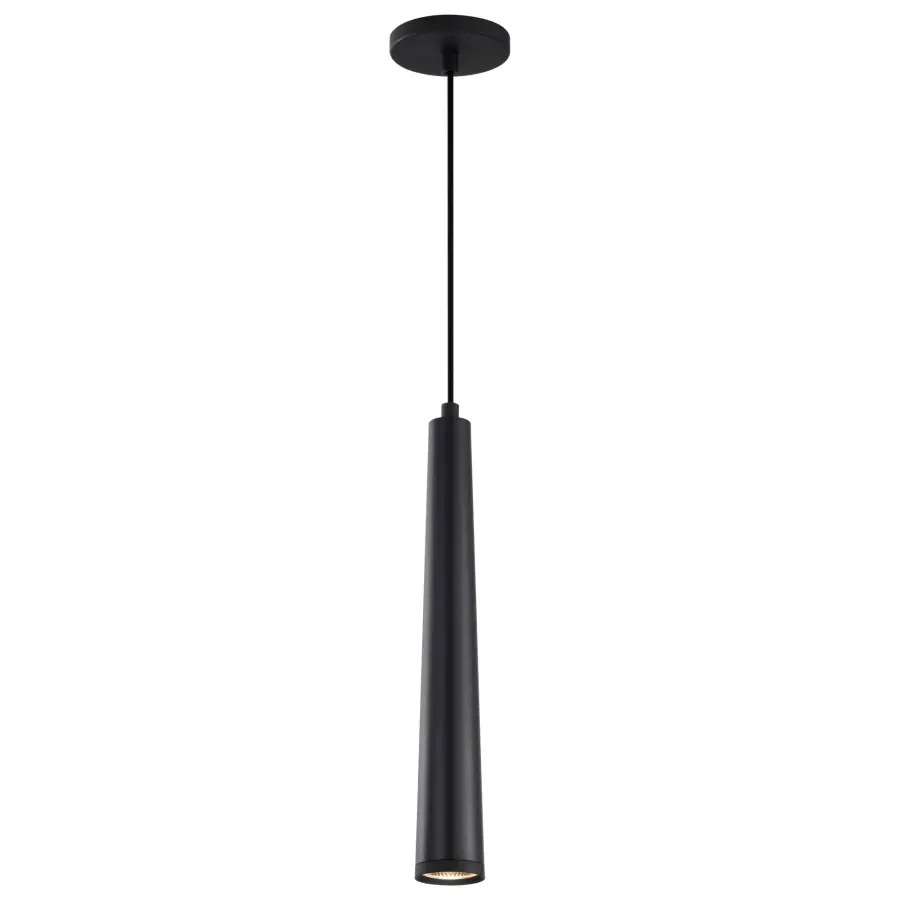 Melrose 16" LED Pendant in Matte Black - Image 2