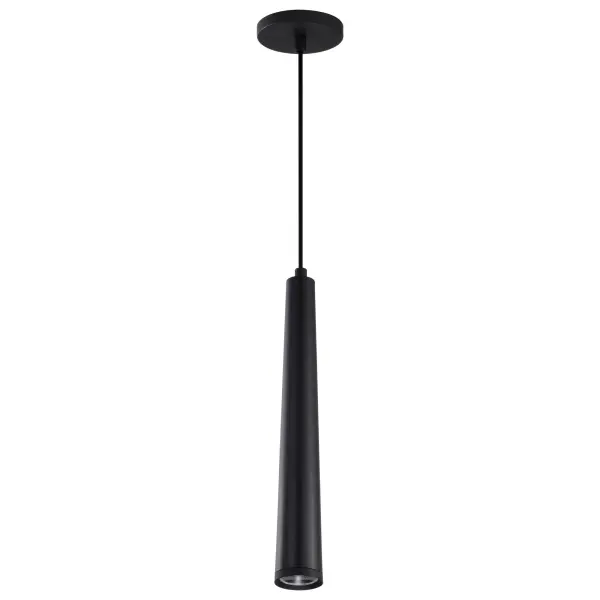 Melrose 16" LED Pendant in Matte Black - Image 3