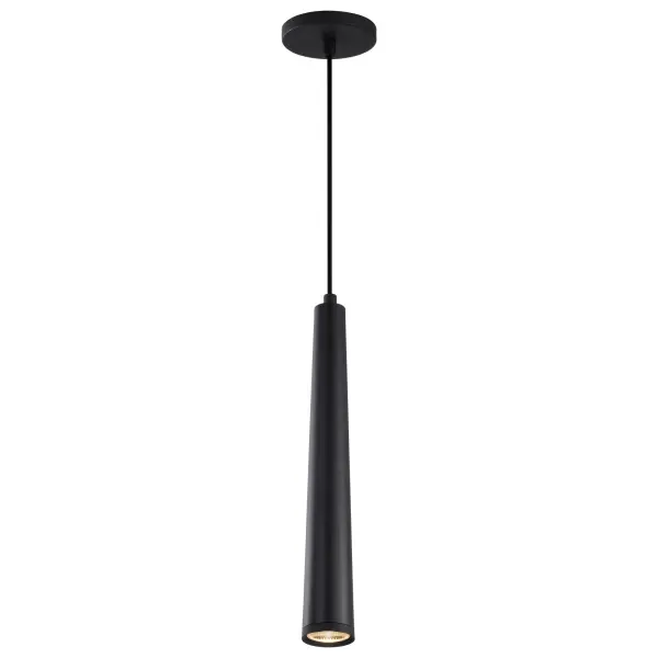 Melrose 16" LED Pendant in Matte Black - Image 4