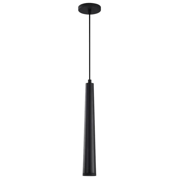 Melrose 16" LED Pendant in Matte Black - Image 5