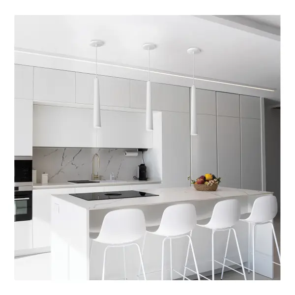 Melrose 16" LED Pendant in Matte White - Image 14
