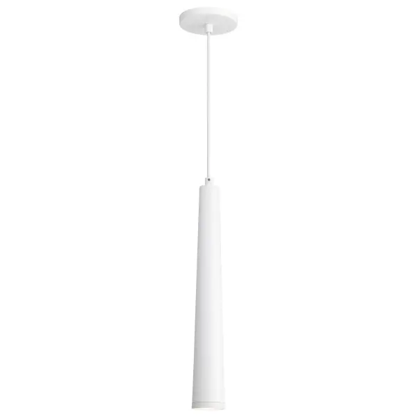 Melrose 16" LED Pendant in Matte White - Image 4