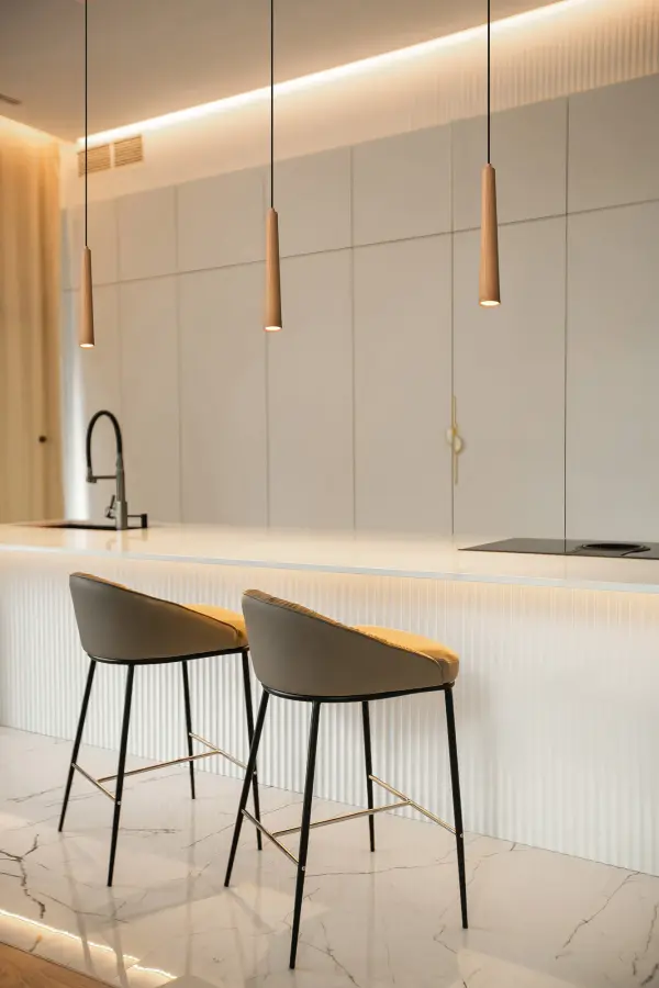 Melrose 16" LED Pendant in Ash Wood - Image 12