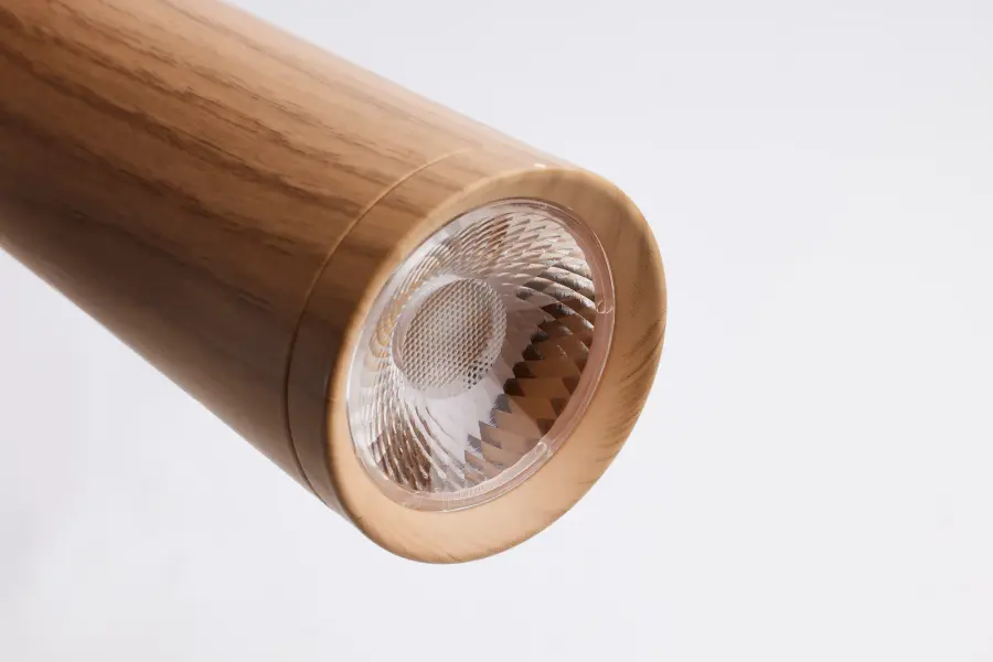Melrose 16" LED Pendant in Ash Wood - Image 7