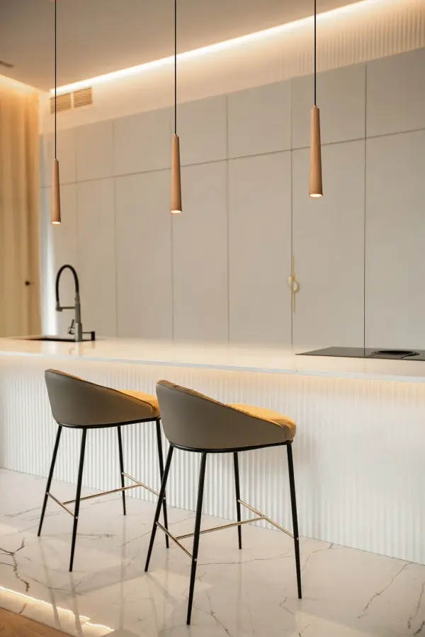 Melrose 16" LED Pendant in Ash Wood - Image 10