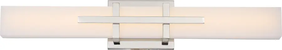 Grill Double LED Wall Sconce in Polished Nickel