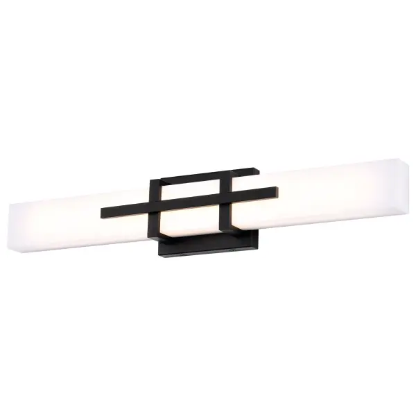 Grill Double LED Wall Sconce in Aged Bronze - Image 4