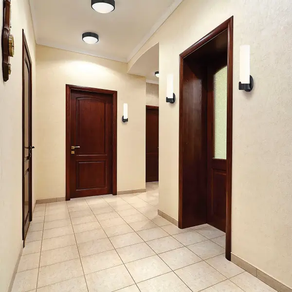 Understated Contemporary LED Sconce with Warm Aged Bronze Finish - Image 2