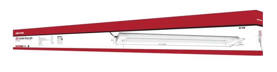 42W LED Shop Light - White Finish - 4000K - Image 5