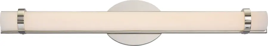 Slice Double LED Wall Sconce in Polished Nickel - Image 1