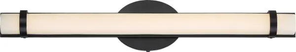 The Slice Double LED Wall Sconce combines contemporary design with efficient LED technology, delivering 2080 lumens of warm white light. Its aged bronze finish adds sophistication to any space while the integrated LED ensures long-lasting performance.