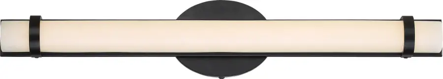 Slice Double LED Wall Sconce in Aged Bronze