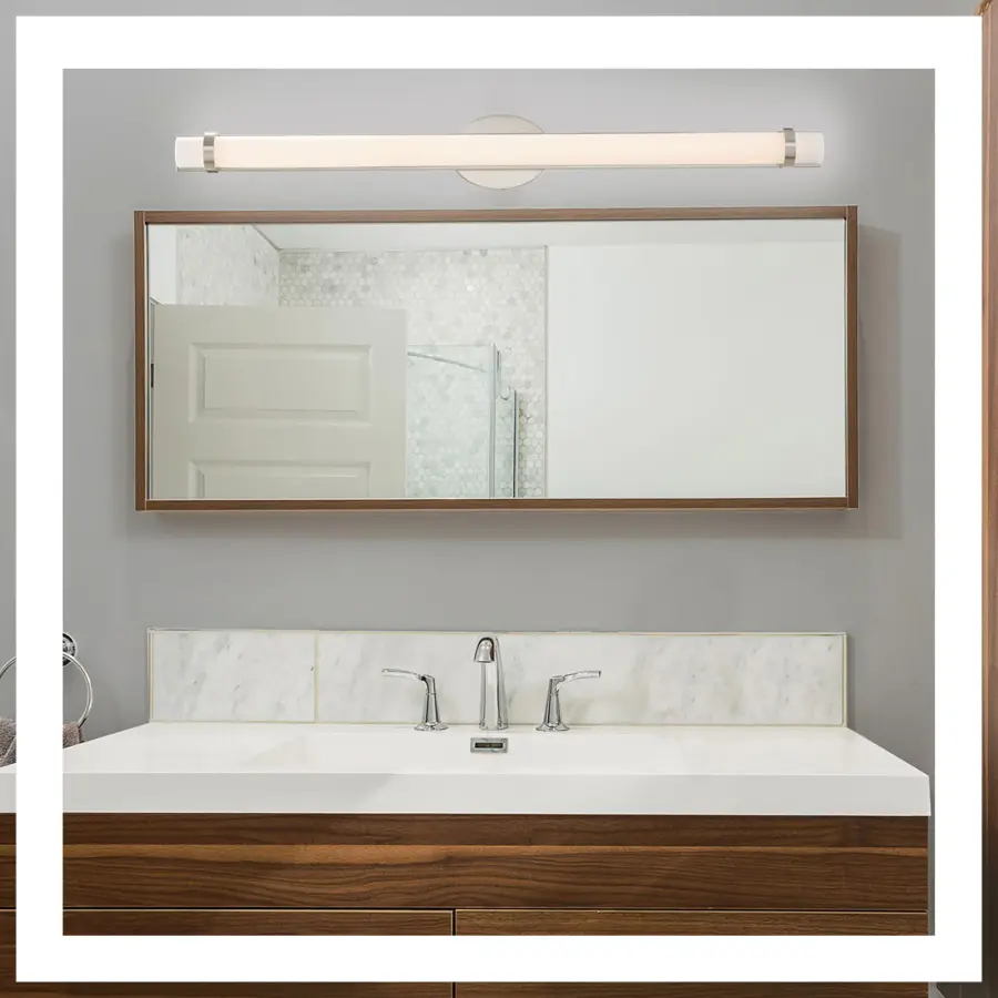 Slice 36" LED Wall Sconce in Polished Nickel - Image 2