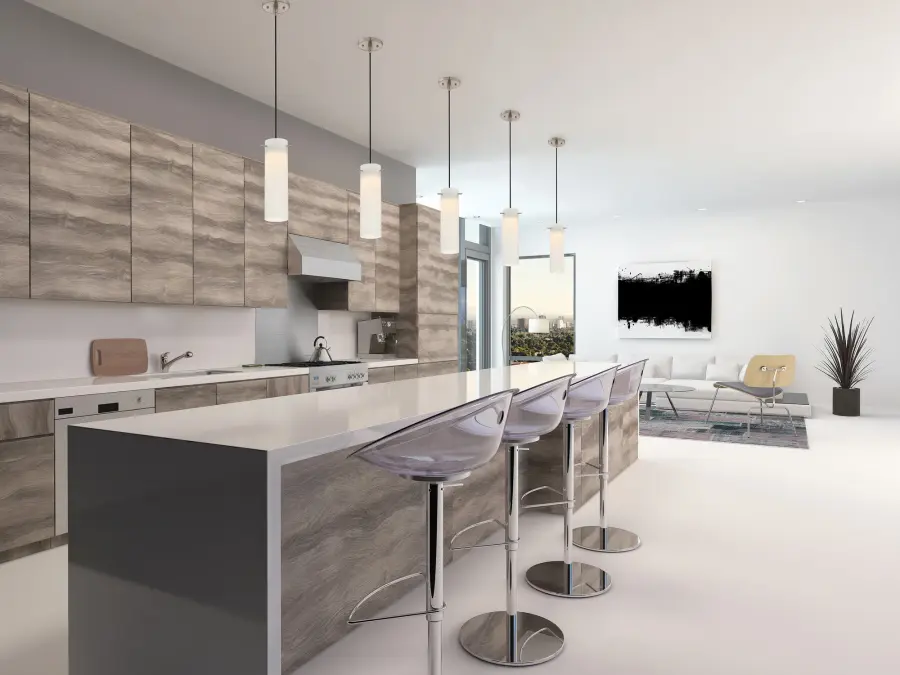 Elegant Mini Pendant with Soft, Diffused LED Lighting - Image 3