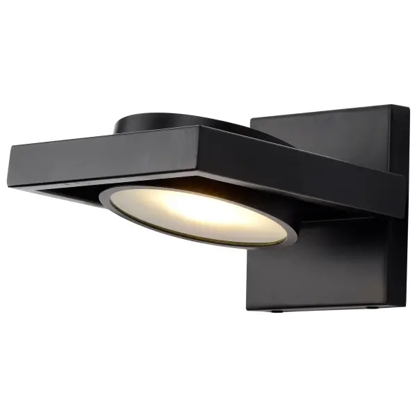 The Hawk LED Wall Sconce combines modern design with practical functionality. Its pivoting head allows you to direct 1190 lumens of warm 3000K light exactly where needed, making it ideal for task lighting or accent illumination. - alternate view