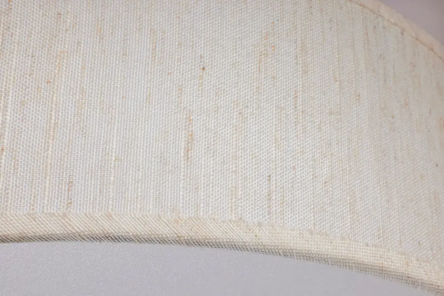 15" Fabric Drum LED Flush Mount - Beige - Image 8