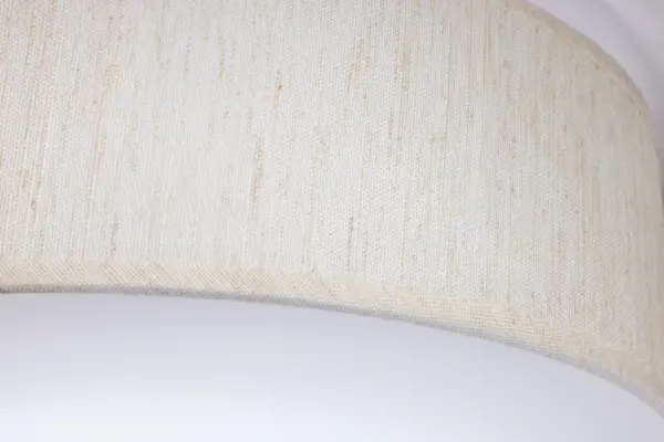 15" Fabric Drum LED Flush Mount - Beige - Image 9