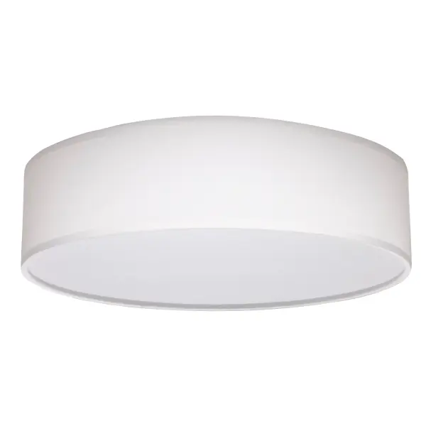 15" White Fabric Drum LED Flush Mount with CCT Selectable - Image 5