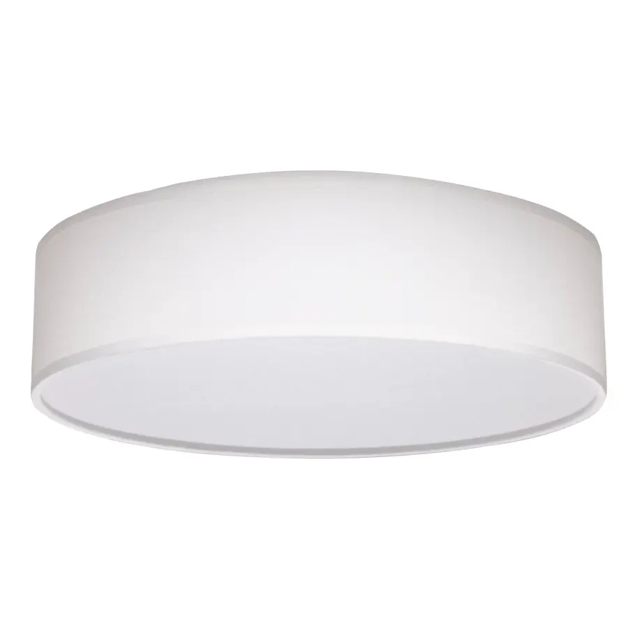 15" White Fabric Drum LED Flush Mount with CCT Selectable - Image 5