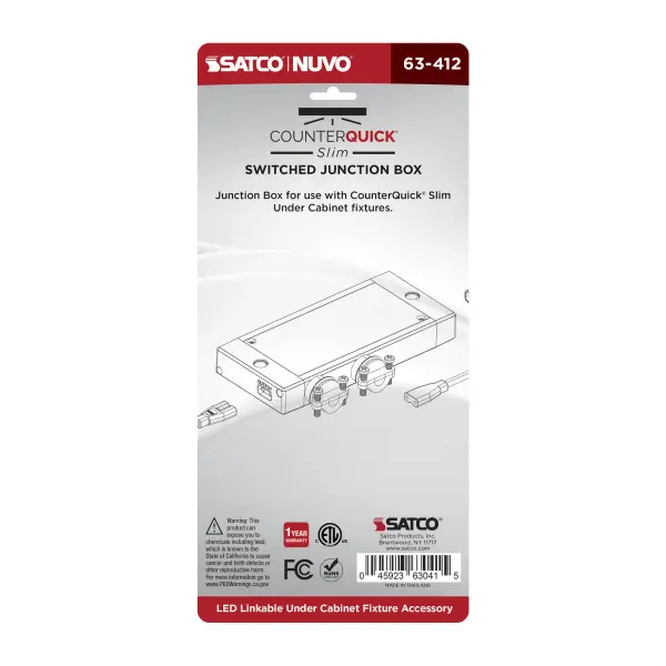 CounterQuick Slim Junction Box with Switch - Image 3