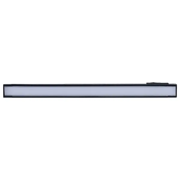 Ultra-slim LED under cabinet fixture with adjustable color temperature (3000K/4000K/5000K) perfect for task and accent lighting. Contemporary black finish complements modern spaces while delivering efficient, focused illumination. - alternate view