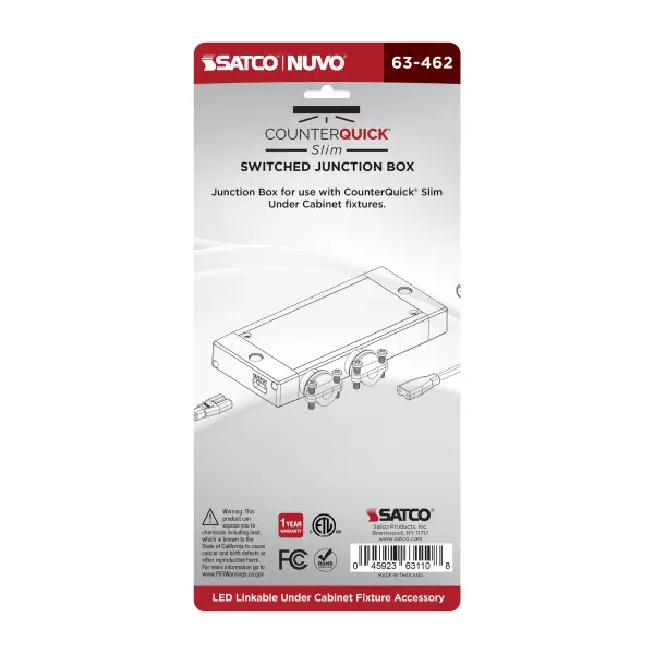 CounterQuick Slim Junction Box with Switch - Image 3