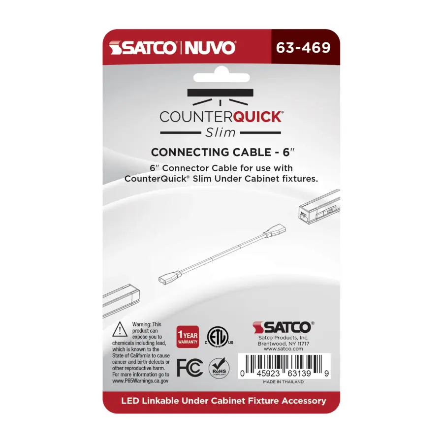 CounterQuick Slim 6-Inch Connecting Cable - Image 3