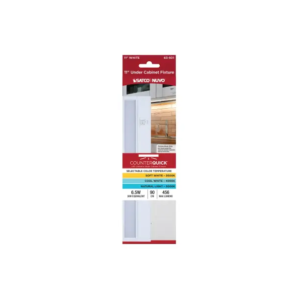 11" LED Under Cabinet Light - White - Image 10