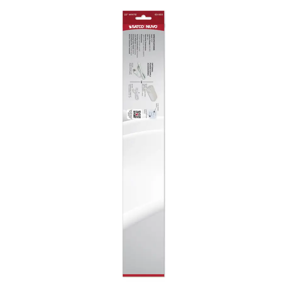 22" LED Under Cabinet Light - White Finish - Image 13