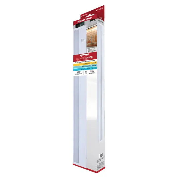 22" LED Under Cabinet Light - White Finish - Image 16