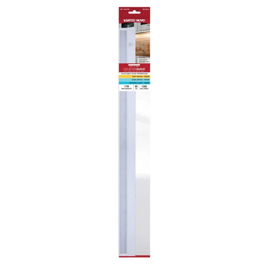 28-Inch LED Under Cabinet Light - White - Image 11