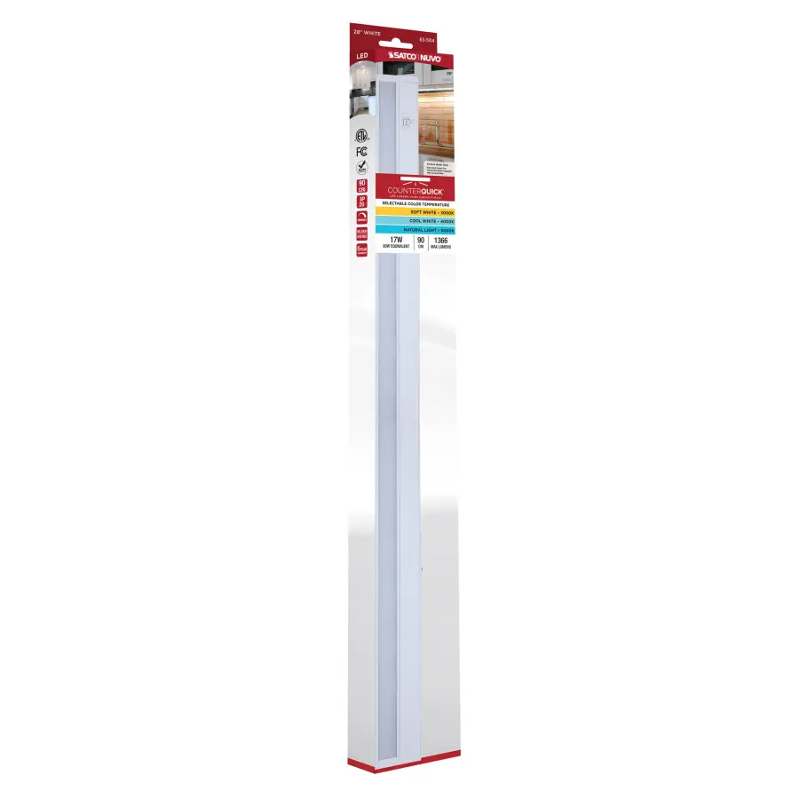 28-Inch LED Under Cabinet Light - White - Image 16