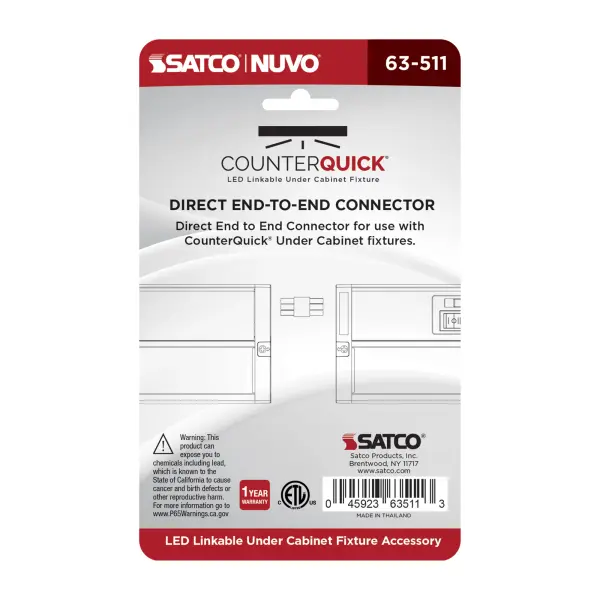 CounterQUICK Under Cabinet LED End to End Connector - Image 3