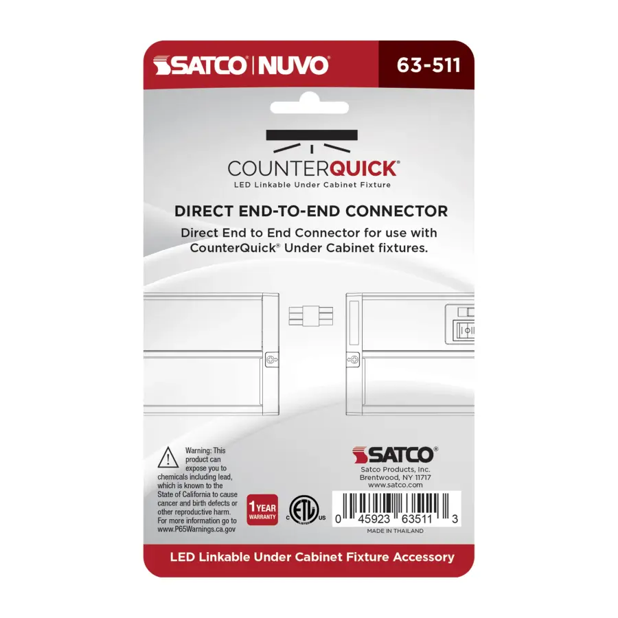 CounterQUICK Under Cabinet LED End to End Connector - Image 3
