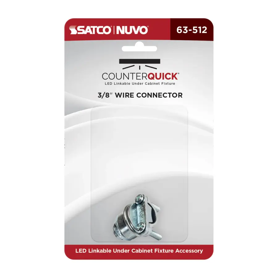 CounterQUICK 3/8 Inch Wire Connector for Under Cabinet LED - Image 2