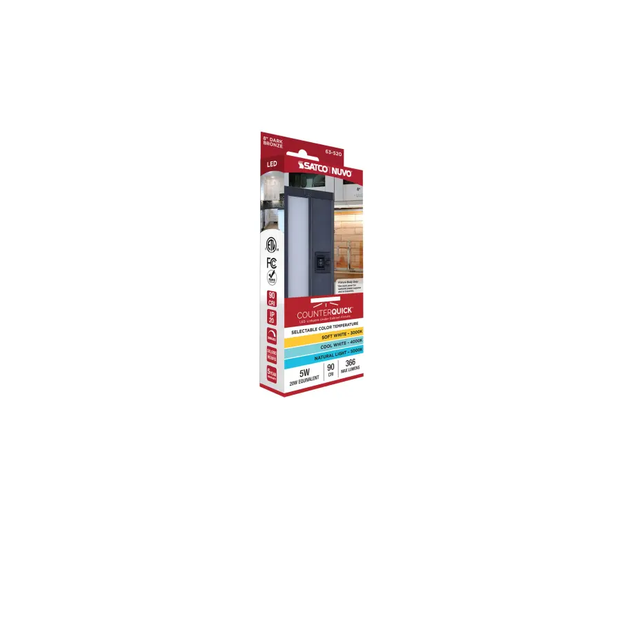 8-Inch LED Under Cabinet Light - Selectable CCT - Image 12