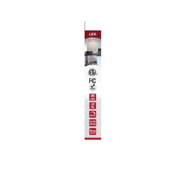 8-Inch LED Under Cabinet Light - Selectable CCT - Image 9