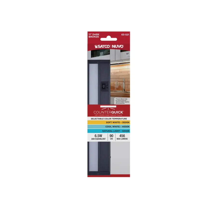 11-Inch LED Under Cabinet Light - Selectable CCT - Image 7