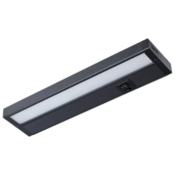 This 14-inch LED under cabinet light offers exceptional flexibility with selectable color temperatures (3000K/4000K/5000K) at the switch. Easy installation, energy-efficient 9-watt LED, and maintenance-free operation make it ideal for task lighting.