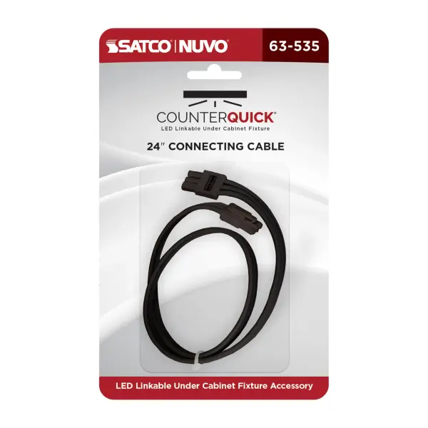 CounterQUICK 24-Inch Under Cabinet Link Cable in Black - Image 2